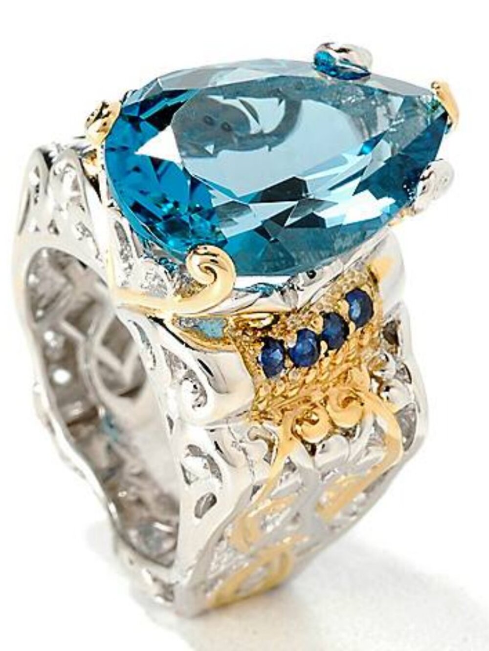 Gems En Vouge London Blue Topaz Ring